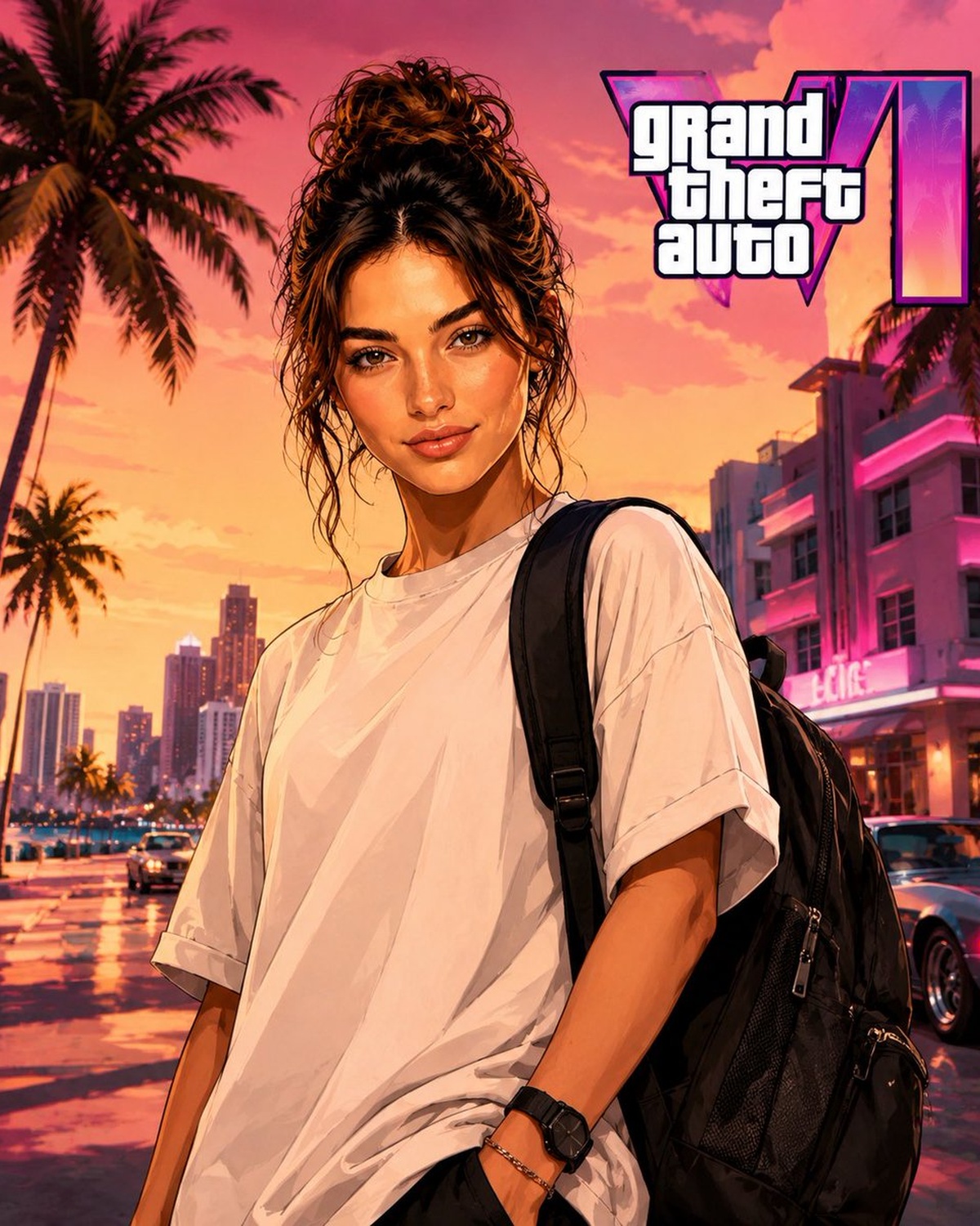 پوستر شخصی به سبک GTA